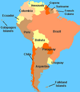 How Many Countries Are There In Latin America 7
